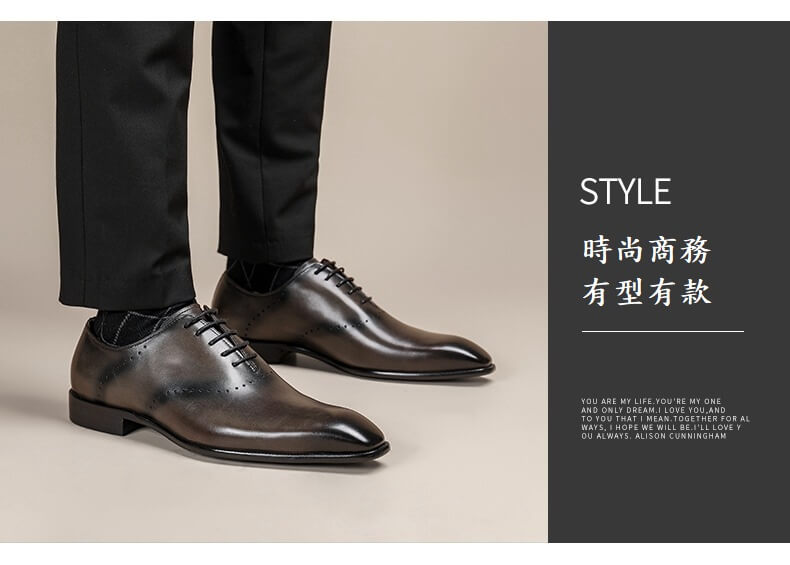 AS-66292-全裁片小尖頭紳士牛津鞋– JOKAMACHI